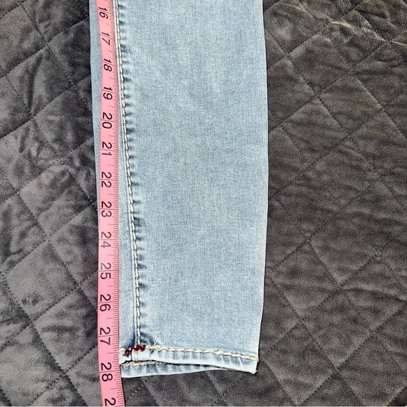 True Religion Jeans Women Size 30 Jennie Curvy Mid Rise Skinny Blue 28” CLO - Picture 7 of 10
